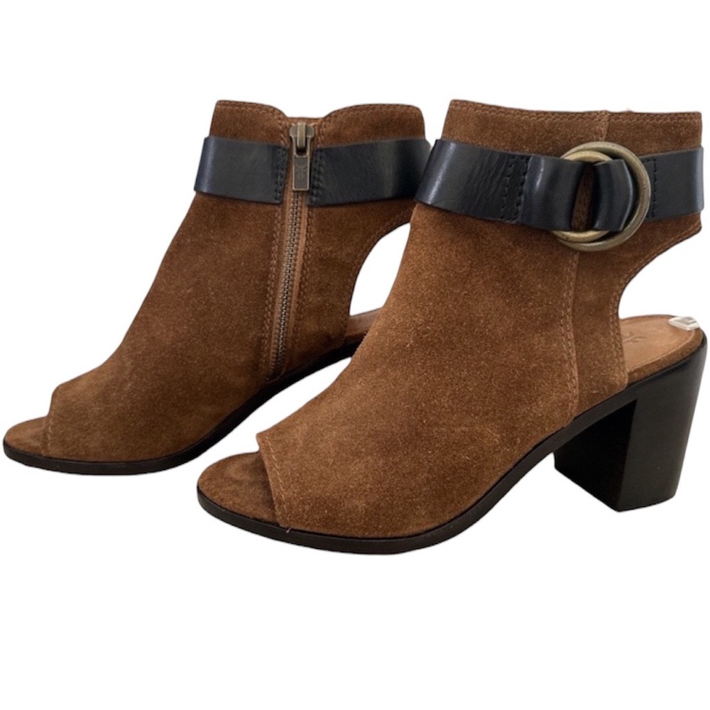 Frye Danica Harness block heel shoes size 7.5